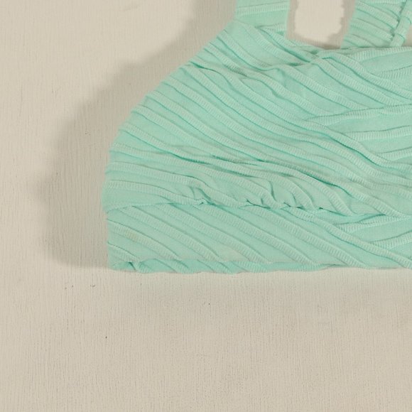 NWT Seafolly Freshwater Crop Top in Fresh Mint - Picture 4 of 10